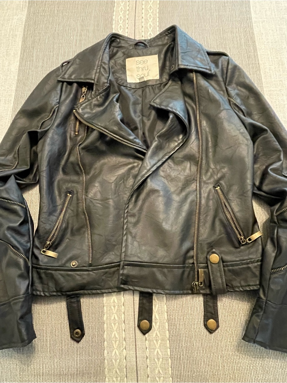 Black Biker Jacket